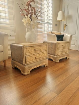 Pareja Mesitas Noche Vintage RECOGIDA EN BANYERES