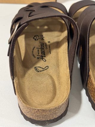 Sandalias Hawkins Piel Marrón Talla 39