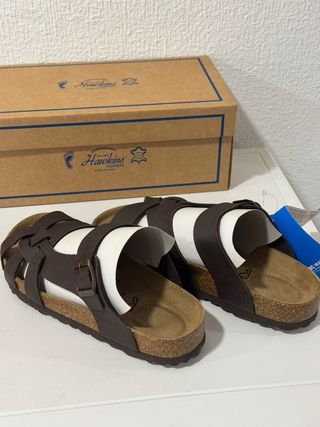 Sandalias Hawkins Piel Marrón Talla 39