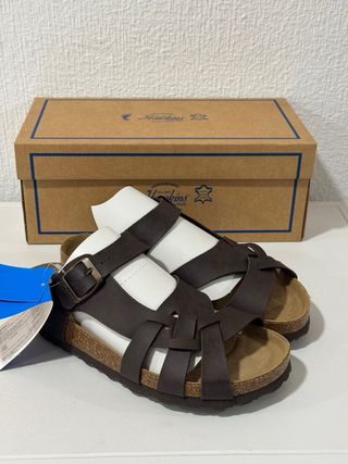 Sandalias Hawkins Piel Marrón Talla 39