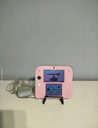 Nintendo 2DS Custom (CFW Luma) + Cargador + Juegos