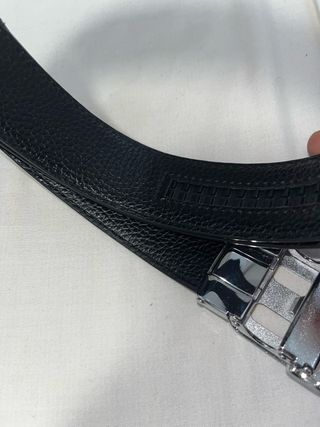 Cinturón Burberry Negro Hebilla B