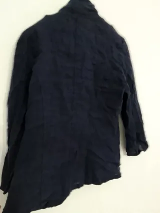 Camicetta donna blu con bottoni