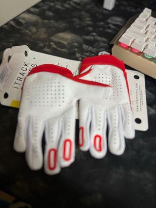 Guantes 100% iTrack Rojos y Blancos