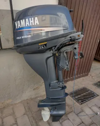 Barco con remolque y motor