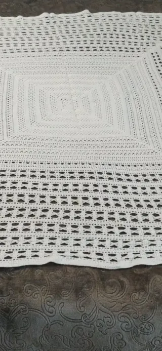 Paño de crochet hecho a mano
