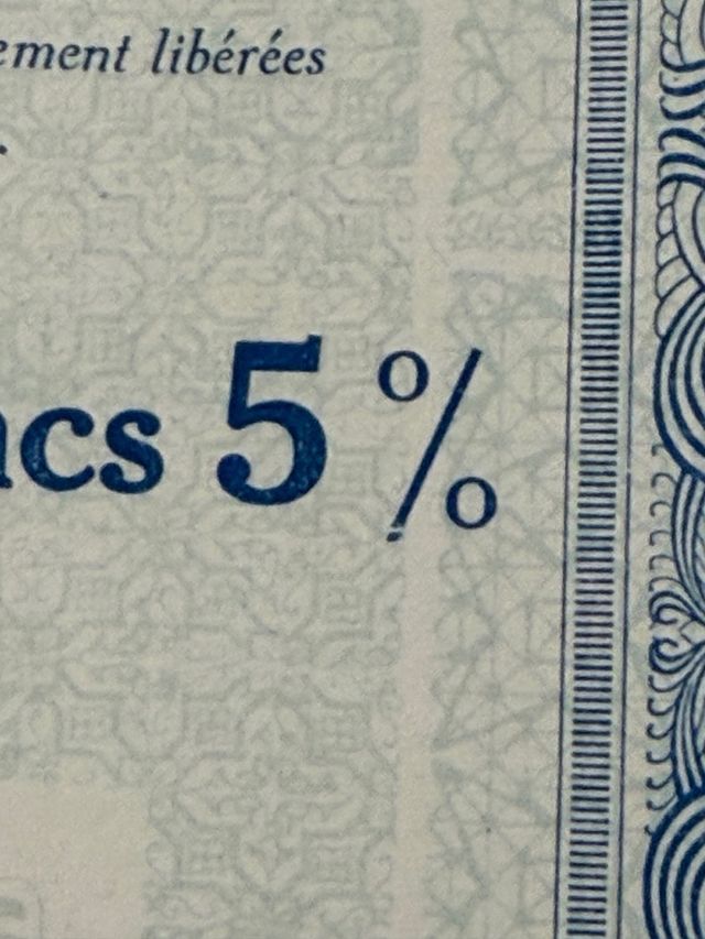 Bono de Caisse 5% Tramways d'Odessa 1917. Acciones
