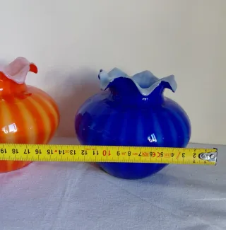 Coppia vasi Murano anni 60