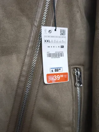 Chaquetón Zara Mujer XXL