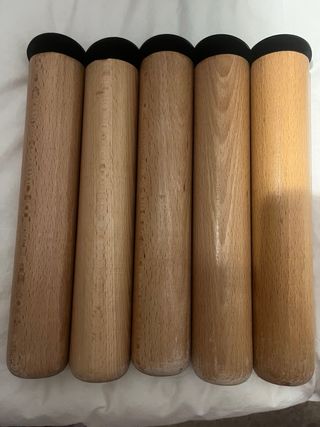 Base tapizada 1,50m en color camel