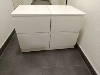 Comodini Ikea bianchi