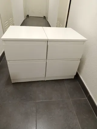 Comodini Ikea bianchi