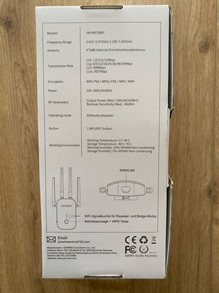 Repetidor WiFi JOOWIN 1200Mbps Dual Band