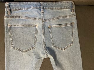 Pantalones Azules Oscuros Bershka - Talla S