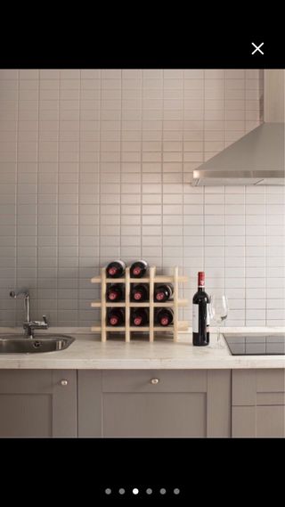 6 Botelleros de Madera NUEVOS