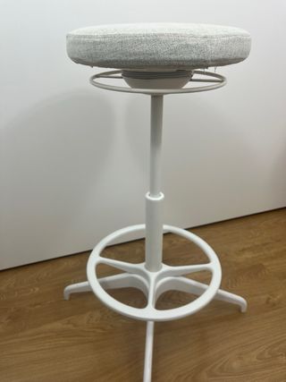 Taburete Ikea LIDKULLEN Blanco