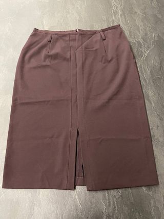 Gonna lunga donna bordeaux taglia 50
