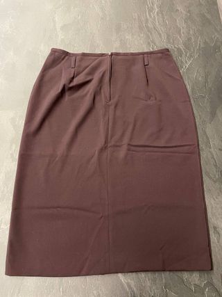 Gonna lunga donna bordeaux taglia 50