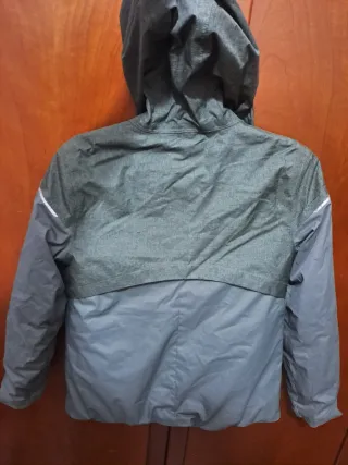 Chaqueta Quechua Niña Verde y Rosa