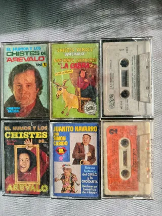 Lote 6 Cintas Humor: Arévalo, Navarro