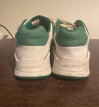 Zapatillas Lacoste Blancas y Verdes