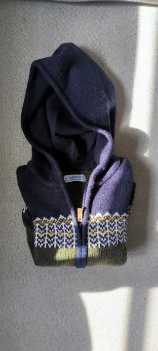 Chaqueta Mayoral niño estilo noruego con capucha