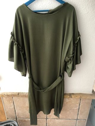 Vestido verde militar Munmo talla única