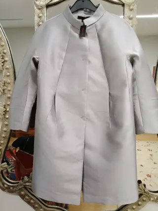 Abrigo fiesta Bona B.h gris plateado talla única