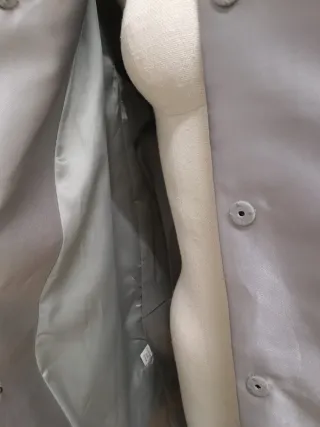 Abrigo fiesta Bona B.h gris plateado talla única