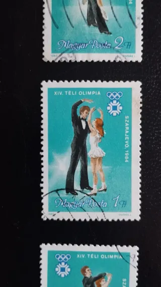Sellos Patinaje Artístico Hungría - Lote 184
