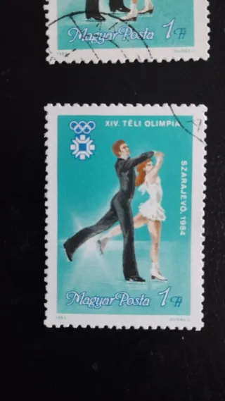 Sellos Patinaje Artístico Hungría - Lote 184