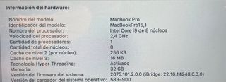 Apple Macbook pro i9