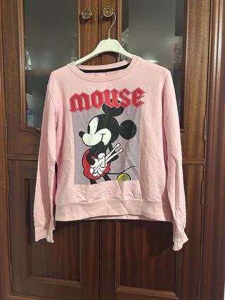 Sudadera rosa Mickey Mouse nueva