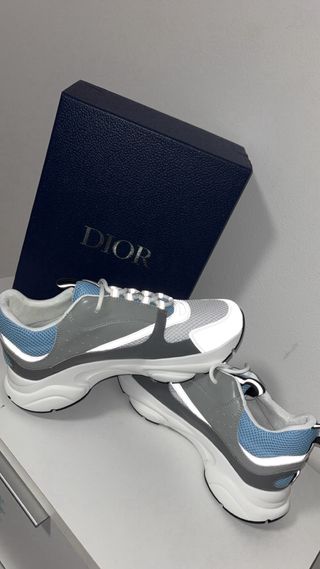 Dior B22 Sneakers Grigio Blu