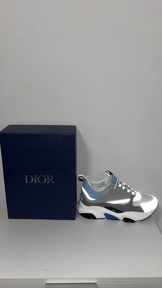 Dior B22 Sneakers Grigio Blu