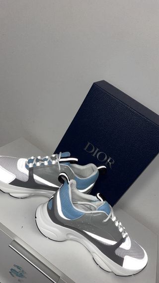Dior B22 Sneakers Grigio Blu