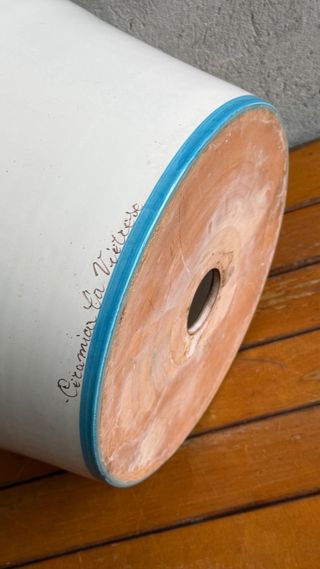 Lavandino In Terracotta Ceramica La Vietrese