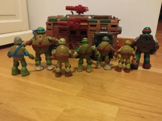 Furgoneta Shellraiser TMNT + 7 Figuras
