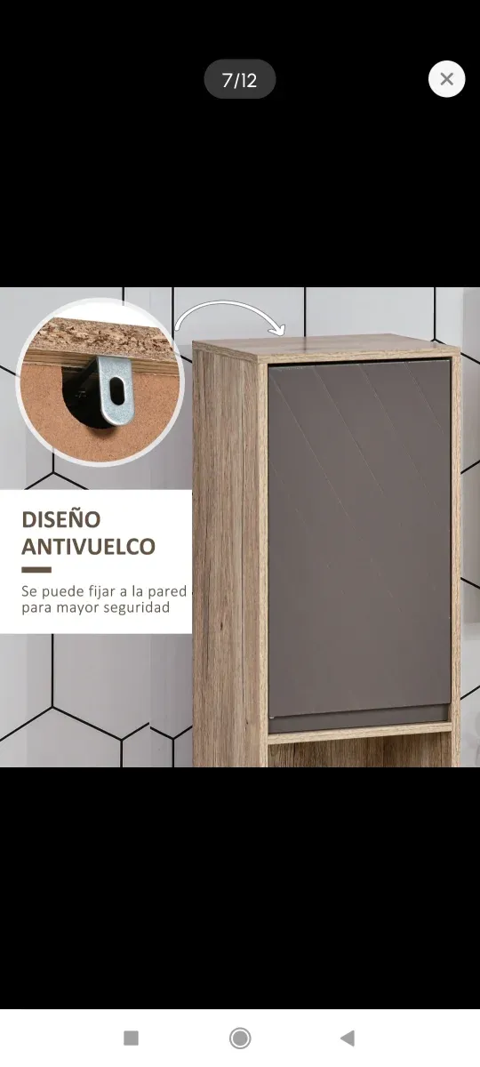 Armario columna de baño