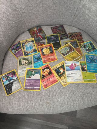 Cartas Pokémon usadas