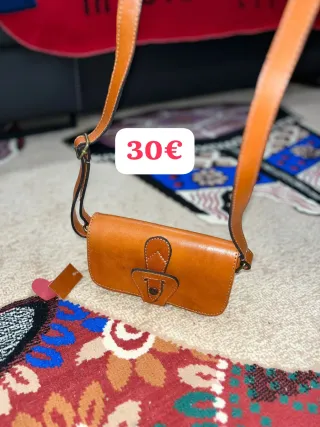 Mochila de cuero marrón  Cuero original nueva