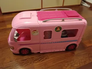 Camper Barbie originale rosa