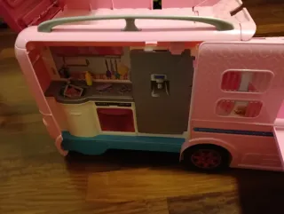 Camper Barbie originale rosa