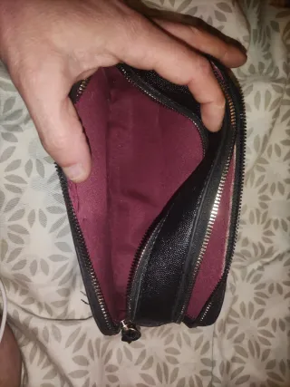 Bolso de mano efecto piel graffiti