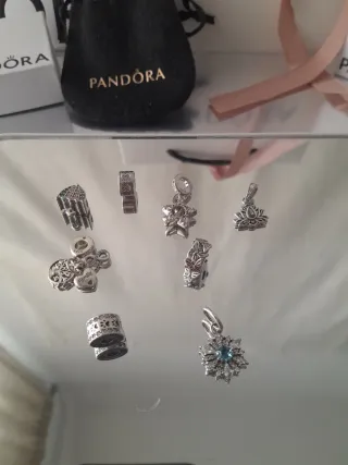 Pulsera Pandora Corazón Dorado Plata