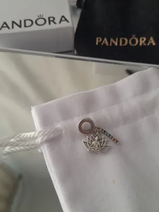 Pulsera Pandora Corazón Dorado Plata