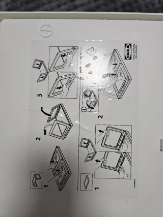 Tavolo Pieghevole per Letto IKEA Bianco