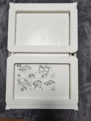 Tavolo Pieghevole per Letto IKEA Bianco