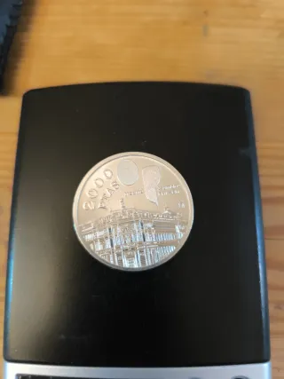 Moneda 2000 Pesetas Plata Madrid 1994
