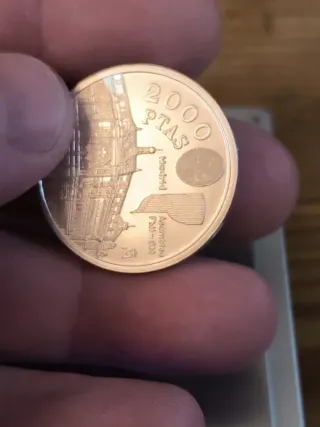 Moneda 2000 Pesetas Plata Madrid 1994